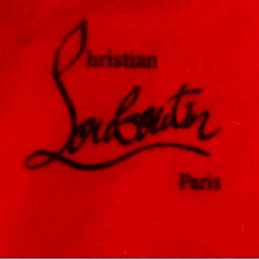 Christian Louboutin Red Bag empty